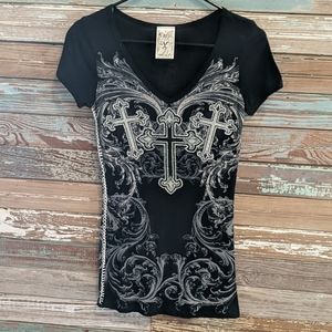 COPY - NWOT Boutique Rhinestone & Side Stitched C…